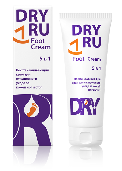 DRY RU Foot Cream 5в1