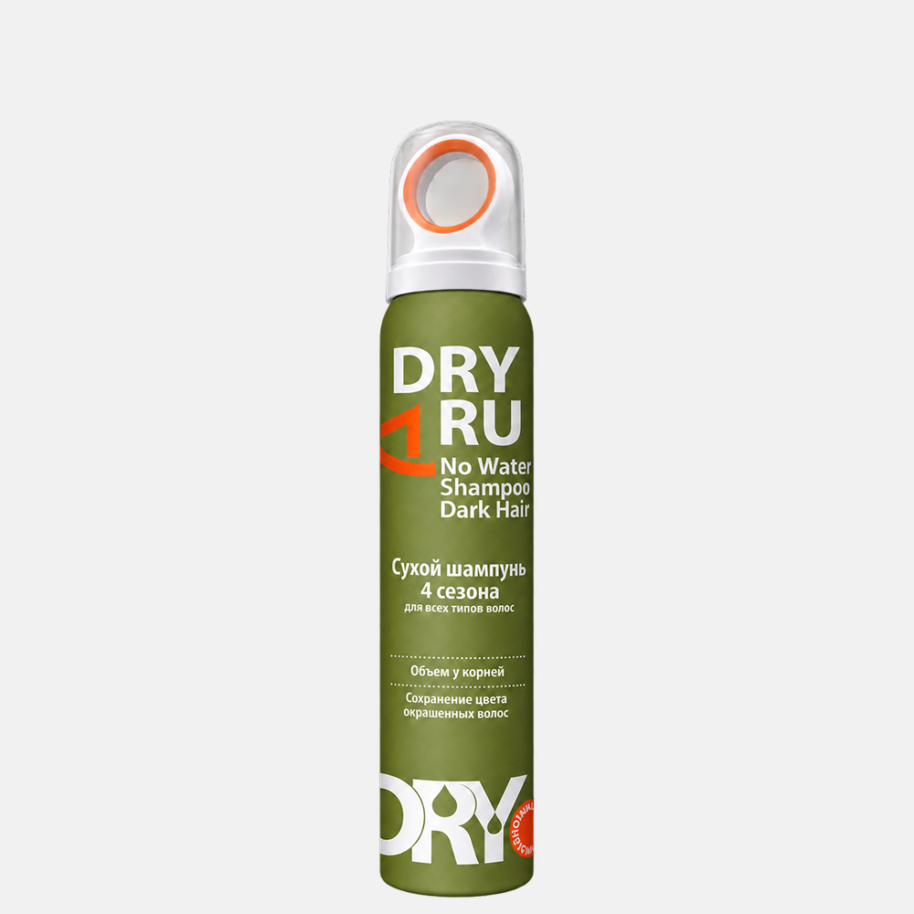 DRY RU No Water Shampoo Dark Hair