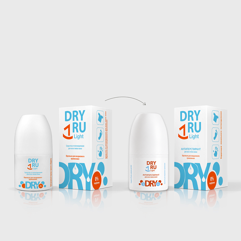 DRY RU Light — с новой формулой и в новом дизайне!